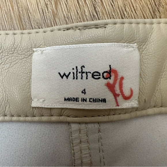 Wilfred Straight Leg Pants in Cream - Picture 3 of 12